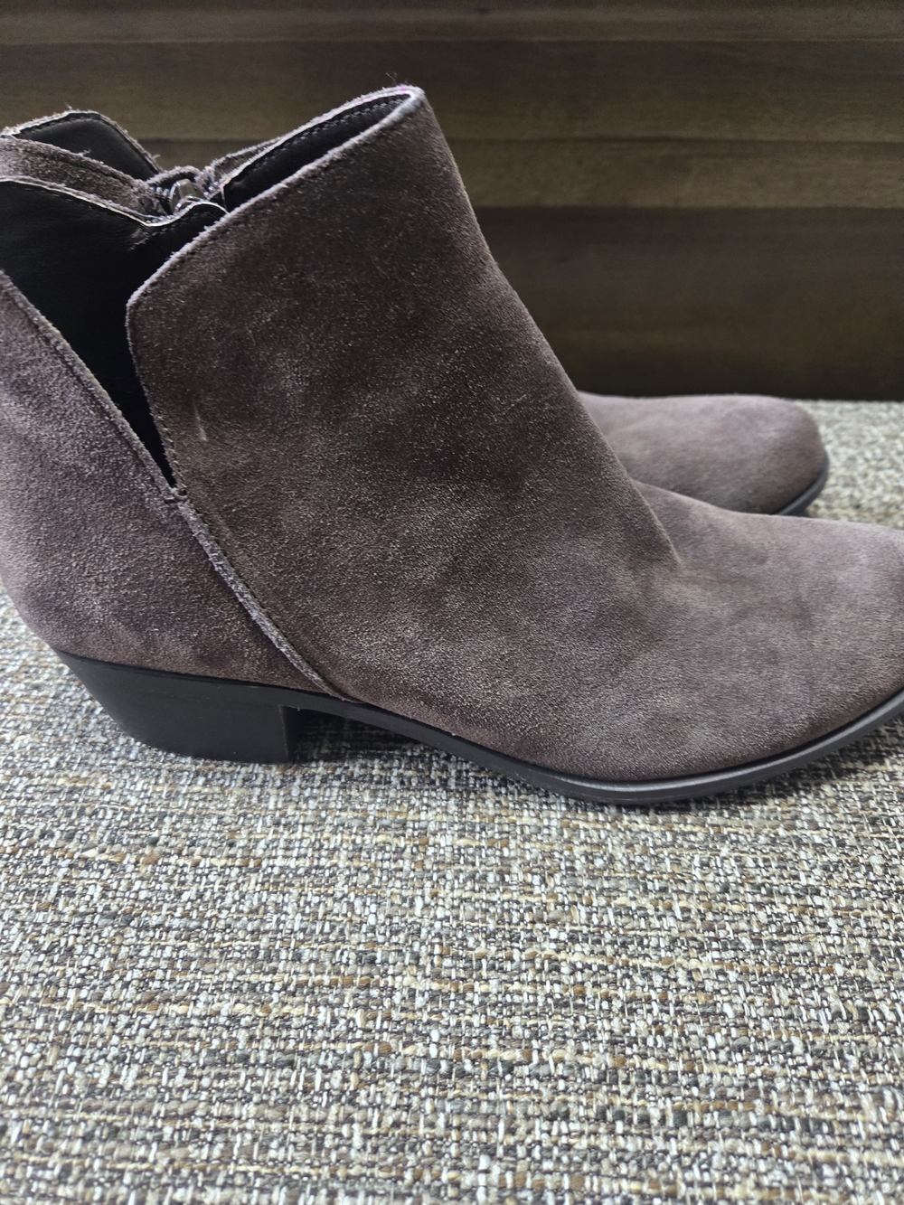 Lucky Brand Suede Ankle Booties
